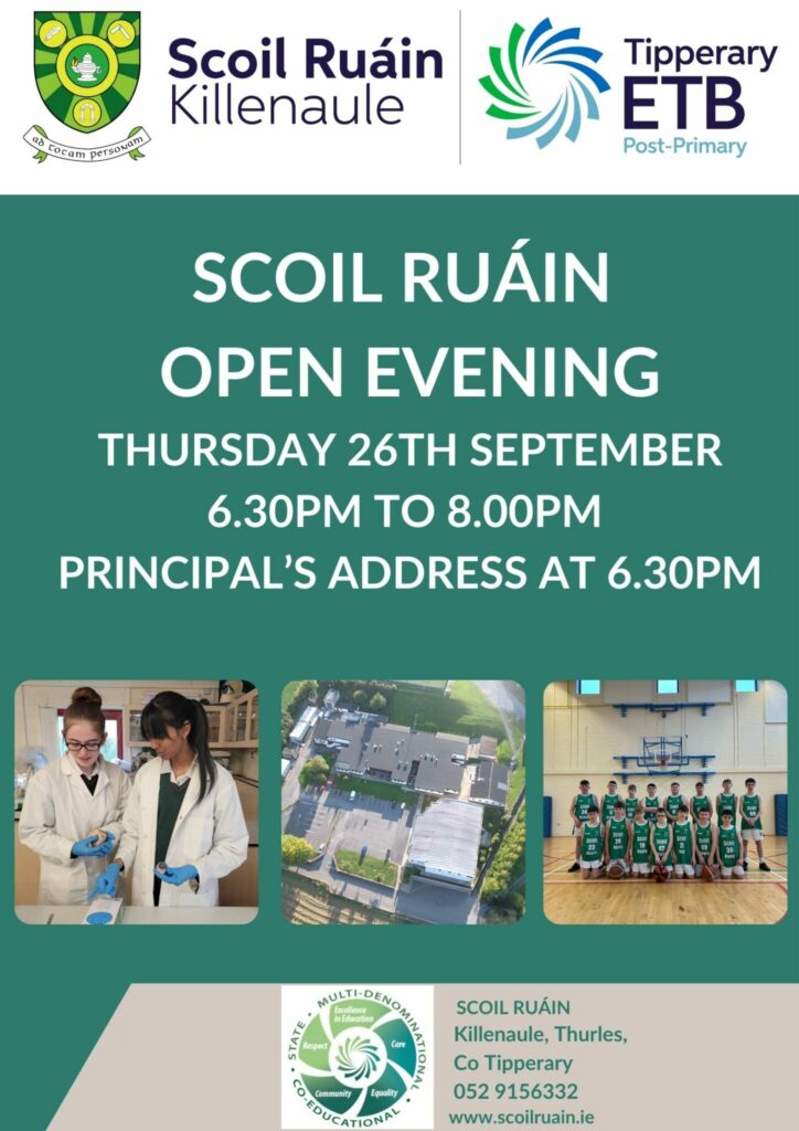 Admissions 2025 – Scoil Ruáin