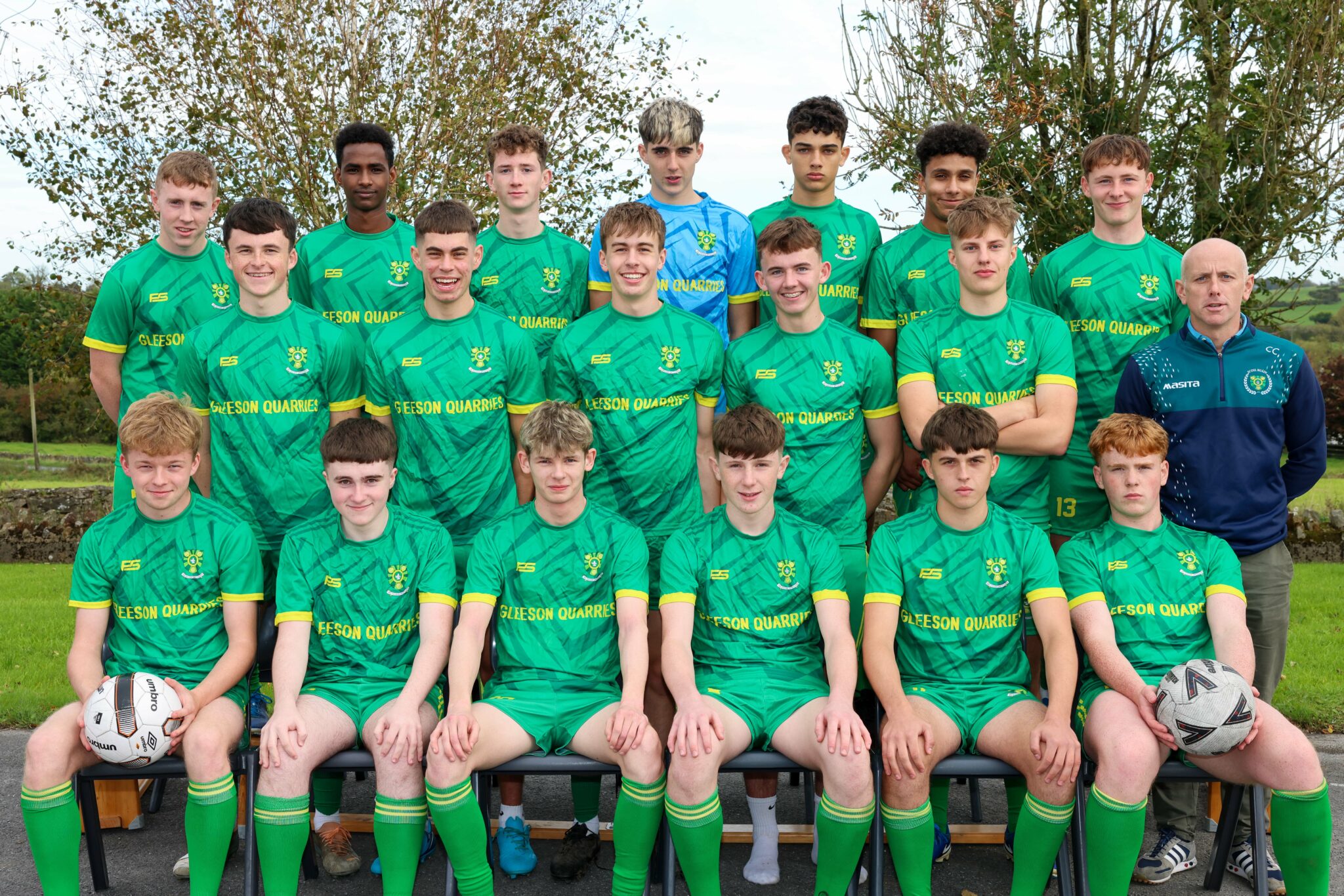 Scoil Ruáin Senior Boys Soccer team 2025/26