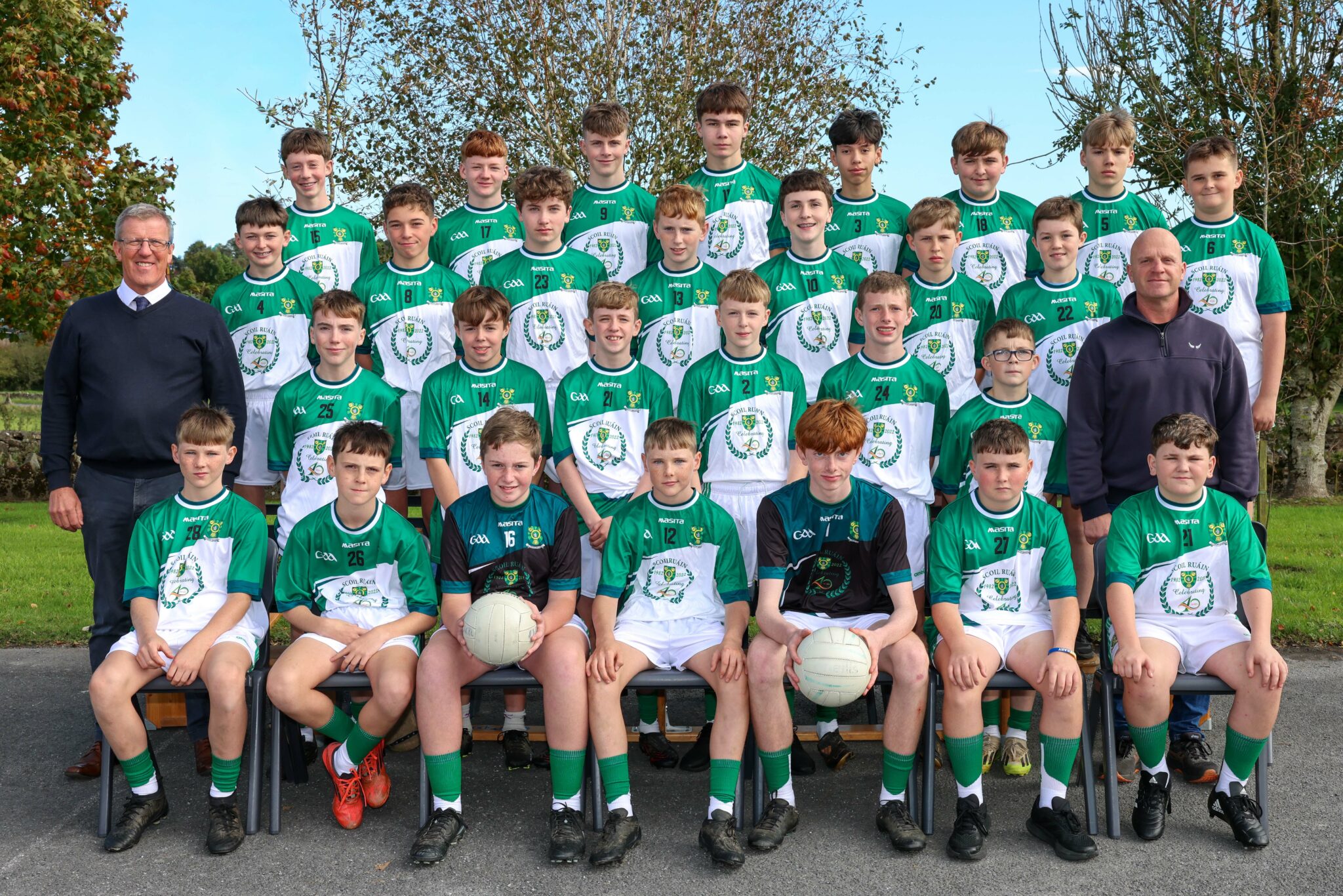 Scoil Ruáin U15 Boys Football team 2025/26