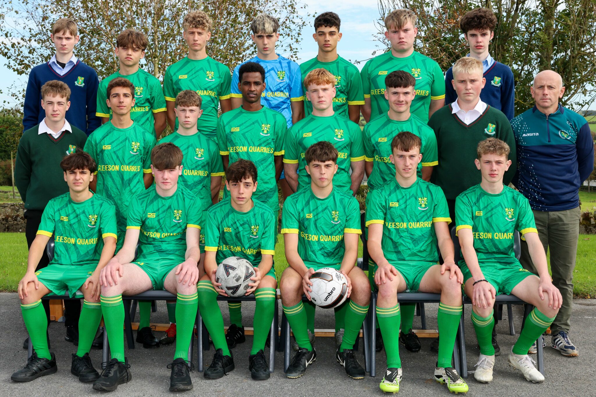 Scoil Ruáin U17 Soccer team 2025/26